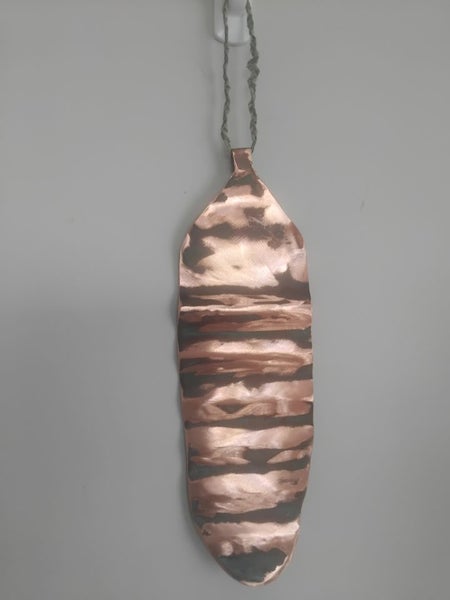 Copper wall leaf hanger Carousel 2