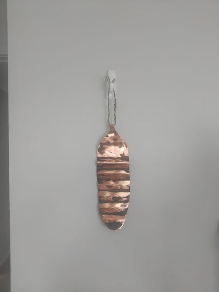Copper wall leaf hanger Carousel 5