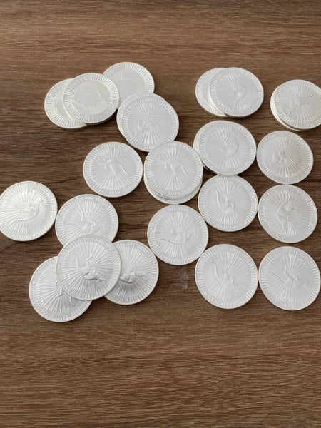 $1 Reserve – 100 x 1oz Australian Kangaroo Silver Coins – Pure Silver Bullion Carousel 1