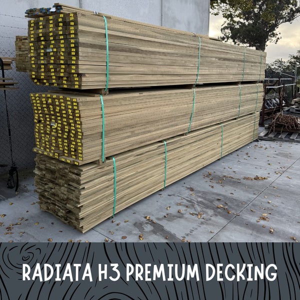140x32mm RADIATA H3 PREMUIM DECKING Carousel 1
