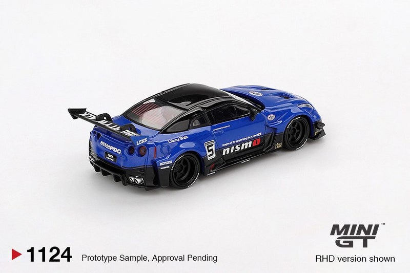 Mini GT LB-Silhouette WORKS GT NISSAN 35GT-RR Ver.2 Blue Carousel 2