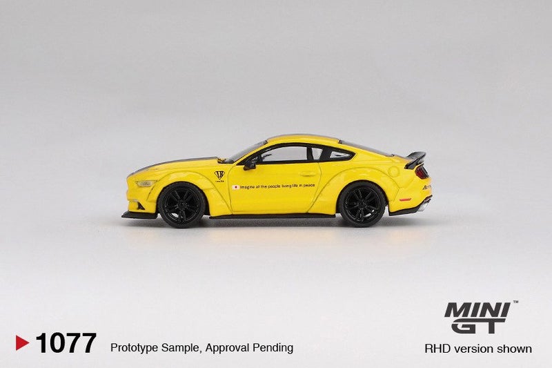 Mini GT LB-WORKS FORD MUSTANG Triple Yellow Carousel 4