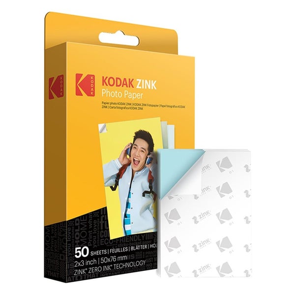 Kodak ZINK 2x3" Media Paper (50 Sheets) Carousel 1