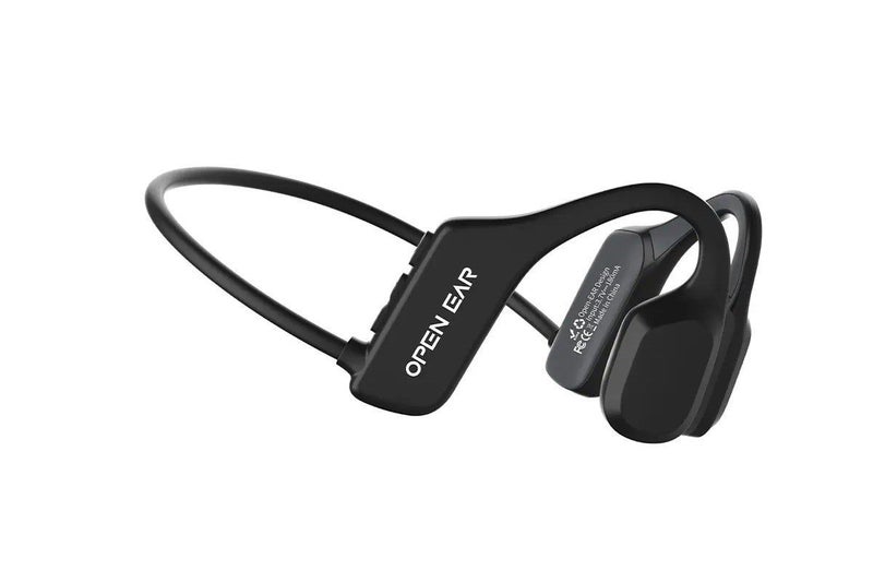 Kogan Open-Ear Bone Conduction Sports Headphones (Black) Carousel 1
