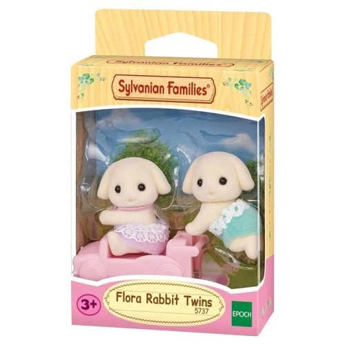 Sylvanian Families - Flora Rabbit Twins Carousel 1