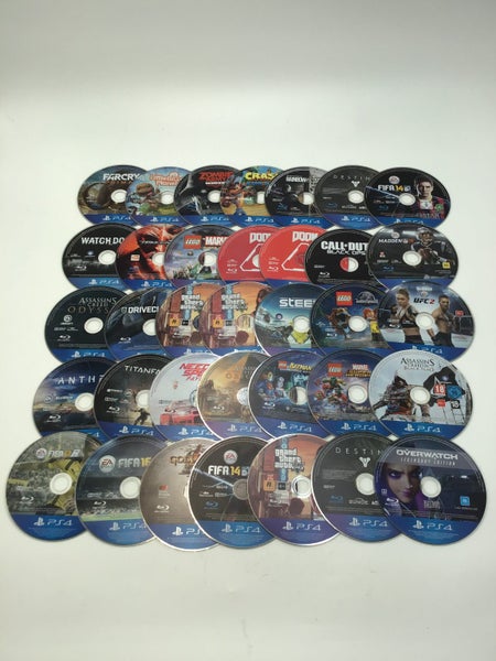 * HUGE BULK 35x Awesome PS4 Game Discs! * Carousel 1