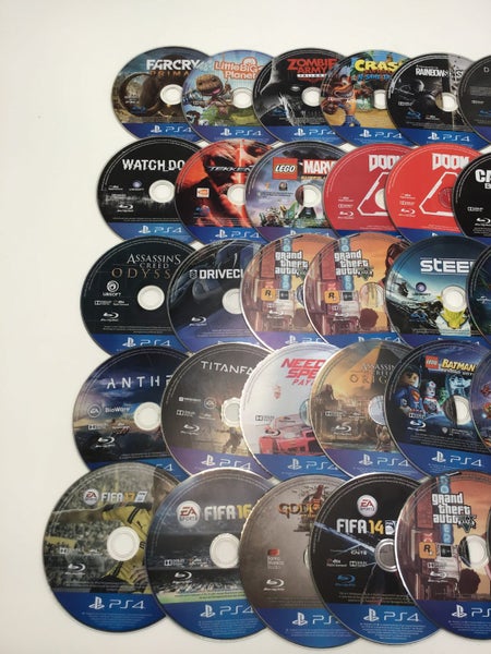 * HUGE BULK 35x Awesome PS4 Game Discs! * Carousel 2