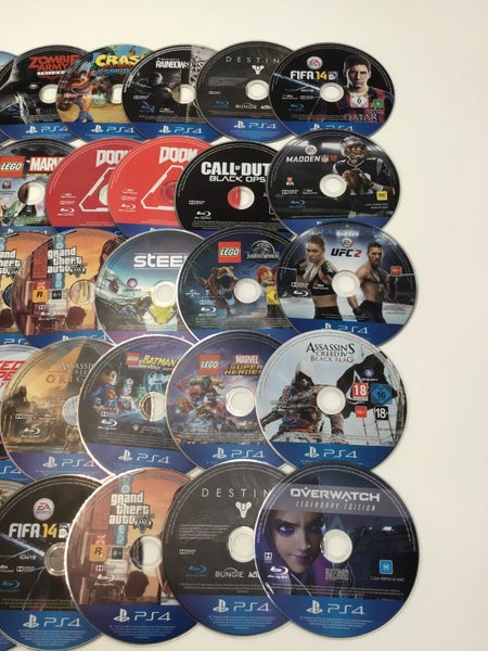 * HUGE BULK 35x Awesome PS4 Game Discs! * Carousel 3