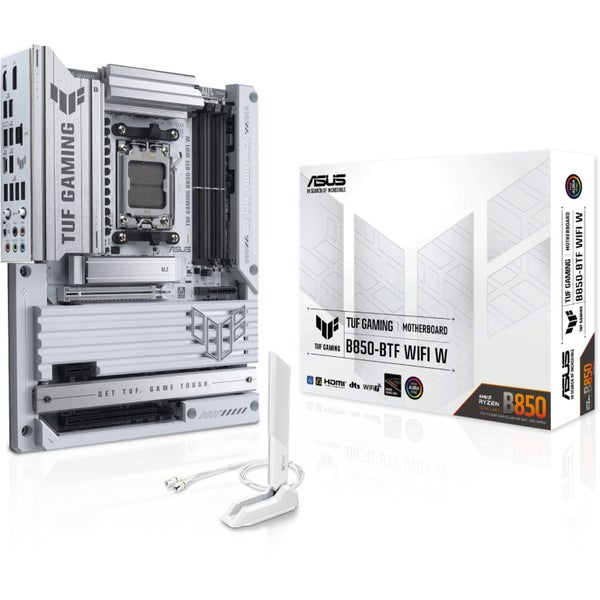 ASUS TUF GAMING B850 BTF WIFI WHITE ATX Motherboard For AMD Ryzen 7000/8000/9000 Carousel 11