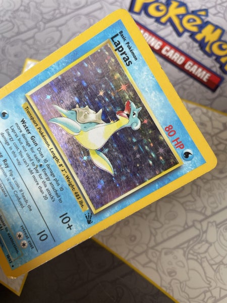 *** $1 RES 1999 HOLO Lapras Fossil set *** Carousel 3