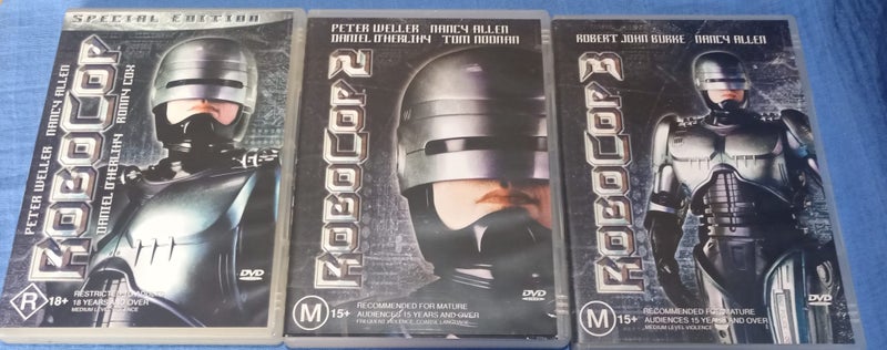 Robocop DVDs x 3 Carousel 1