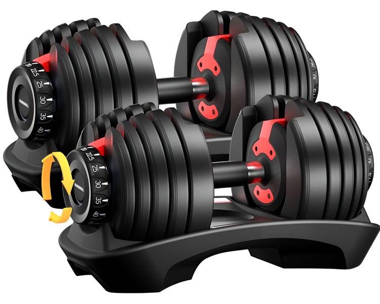 Adjustable Dumbbells 24KG X2 (OVER STOCKED) Carousel 1