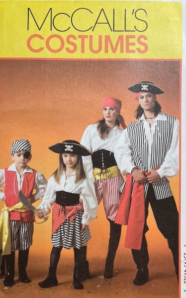 McCalls M4952 Adult Pirate Costume Carousel 1
