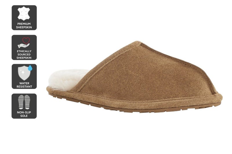 UGG Outback Premium Australian Sheepskin Scuff Slipper (Chestnut, Size 6M/7W US) Carousel 2