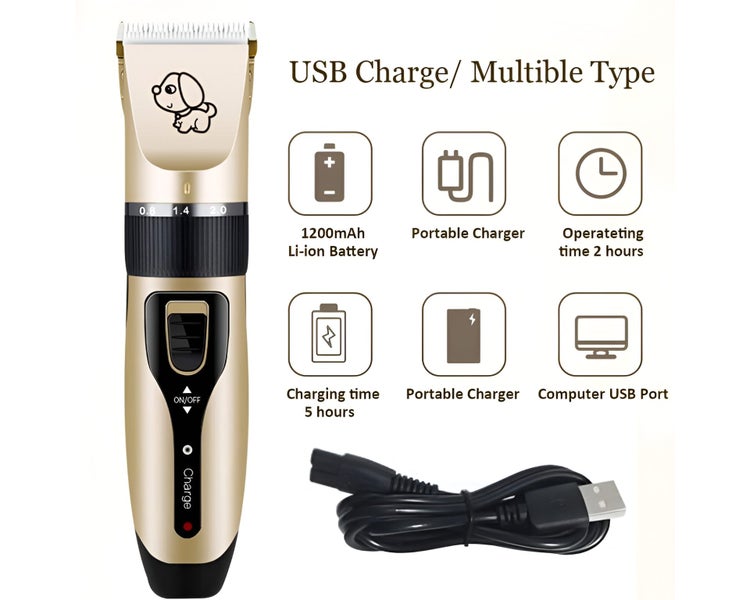 Electric Dog Clipper - Cordless - (NZ CLEARANCE) Carousel 1