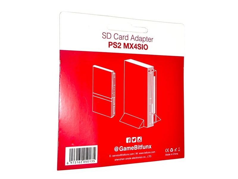 Bitfunx PS2 MX4SIO SD Card Adapter - Clear Purple (NEW SEALED) Carousel 2