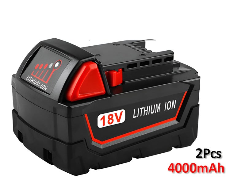 2 x Milwaukee M18 4.0AH Battery Replacement - - (NZ CLEARANCE) Carousel 1