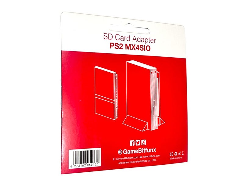 Bitfunx PS2 MX4SIO SD Card Adapter - Clear Green (NEW SEALED) Carousel 2