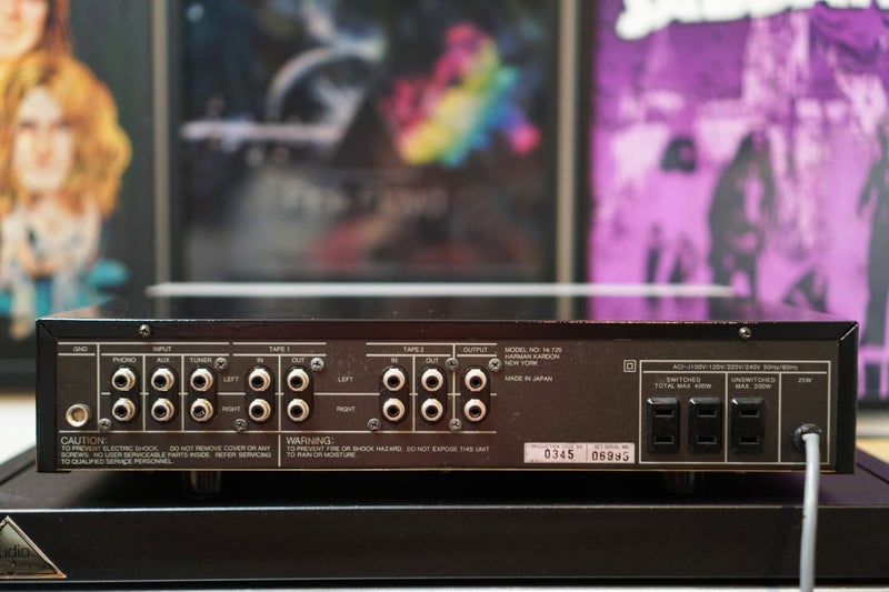 Harman Kardon HK725 Vintage Audiophile Pre-Amplifier with Phono Made in Japan Carousel 7