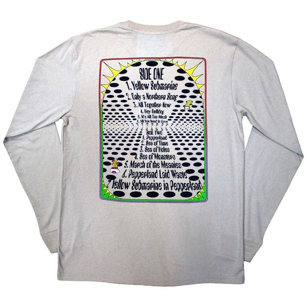 The Beatles Yellow Submarine Tracklist Long Sleeve T Shirt Carousel 1