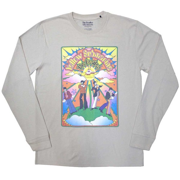 The Beatles Yellow Submarine Tracklist Long Sleeve T Shirt Carousel 2