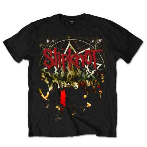 Slipknot T Shirt Waves band logo Official Mens new Black Carousel 1