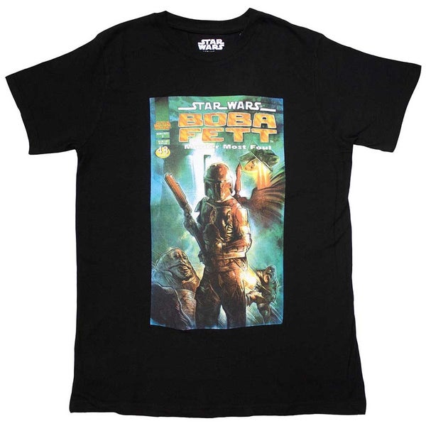 Star Wars Boba Fett Comic Cover T Shirt Carousel 1