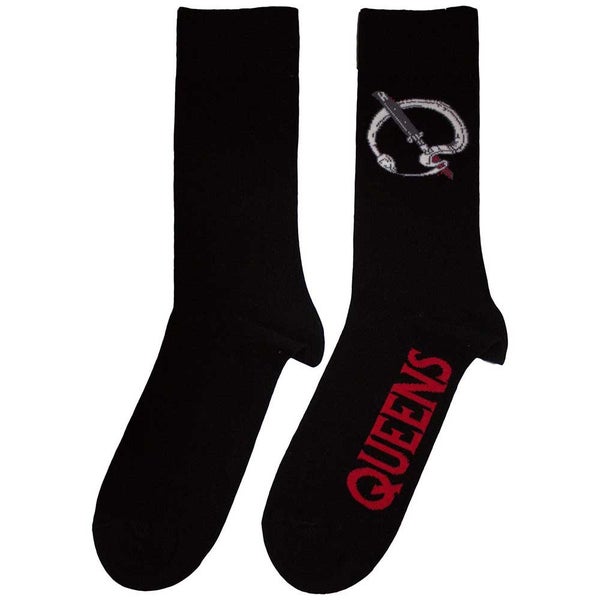 Queens Of The Stone Age Q Emblem Ankle Socks Carousel 1