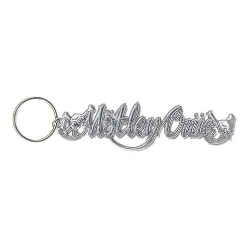 Motley Crue Keyring Keychain Classic Skull band Logo Official New Silver Carousel 1