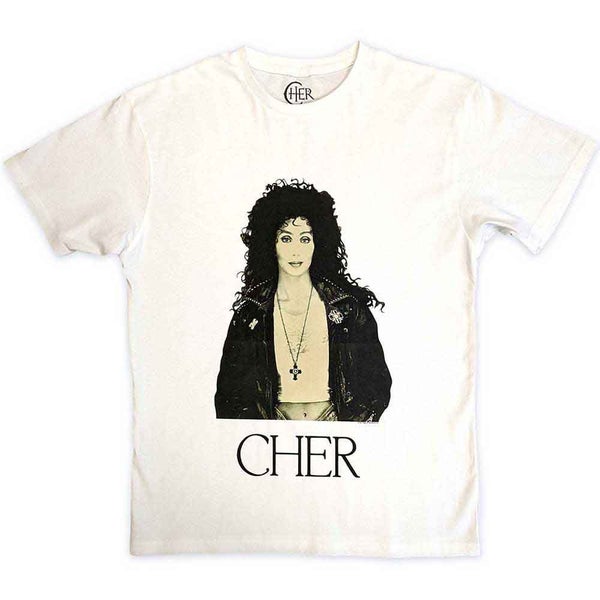 Cher Leather Jacket Logo T Shirt Carousel 1