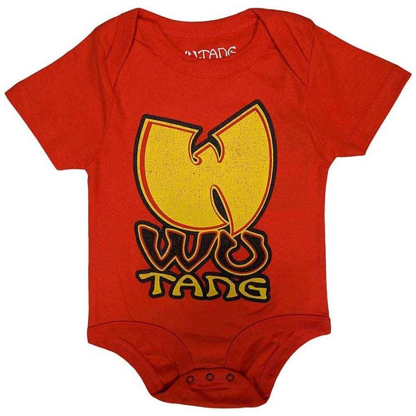Wu Tang Clan Baby Grow Wu-Tang Logo new Official Red 0 to 24 Months Carousel 1