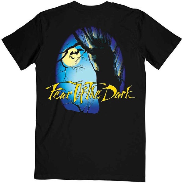 Iron Maiden T Shirt Fear of the Dark Oval Eddie Moon new Official Mens Black Carousel 1