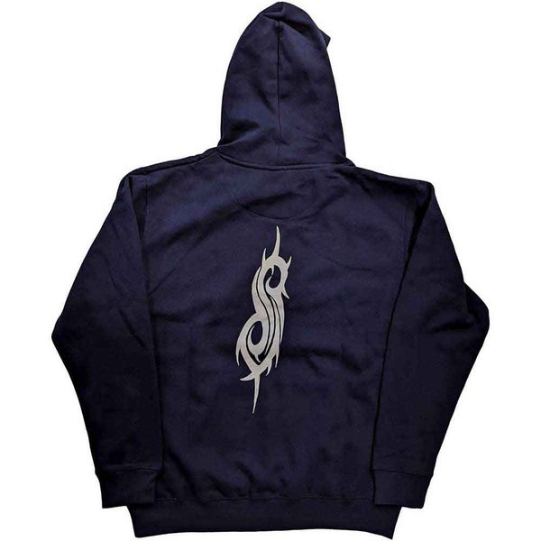 Slipknot Hoodie Splatter Band Logo new Official Unisex Navy Blue Pullover Carousel 2