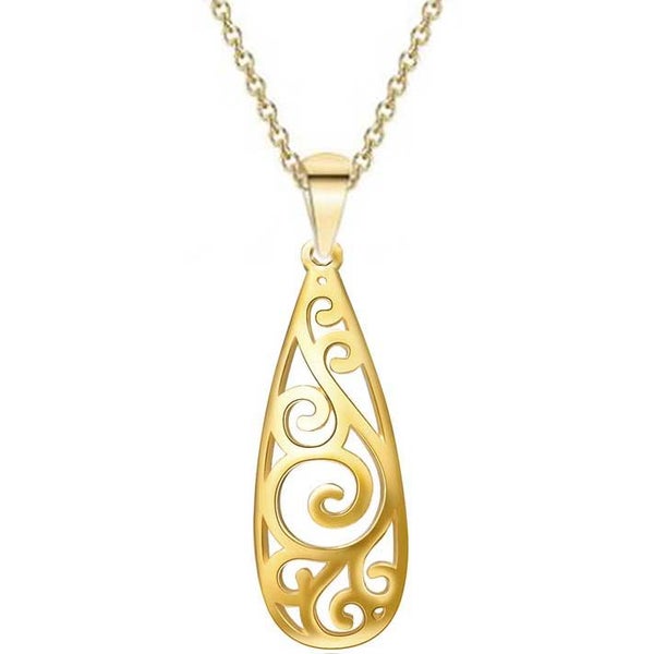 14K Gold NZ Koru Necklace "Aroha" Carousel 1