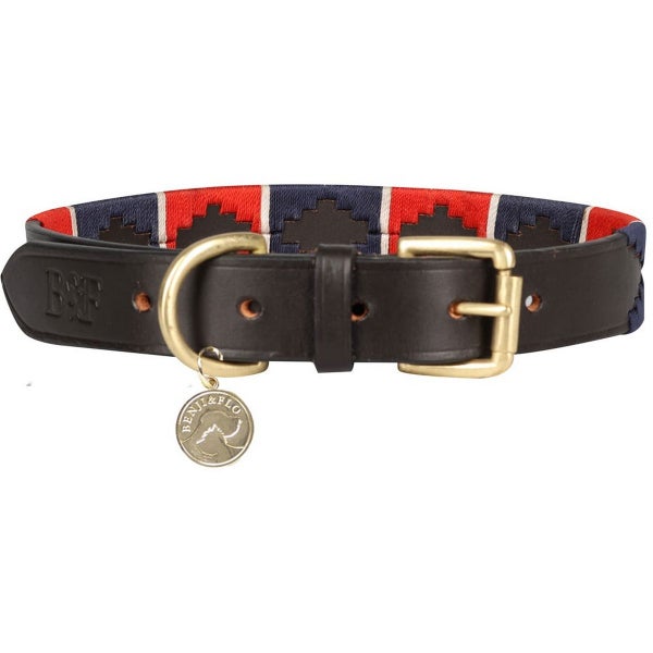 Benji & Flo Sublime Polo Leather Dog Collar Carousel 1