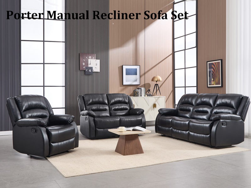 Manual Recliner Sofa Set Carousel 2