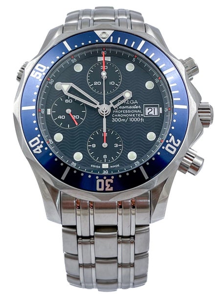 Omega Seamaster Professional 300m Bond Chronograph Auto Steel Wristwatch 2599.80 Carousel 2