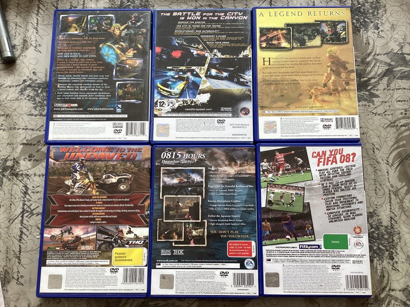 PlayStation 2 games bulk Carousel 2