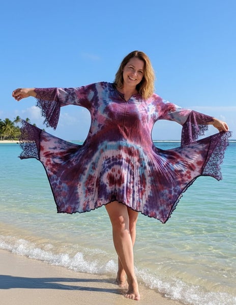 Mareedesigns Retro Buzz Midi Dress. Size Lrg. Carousel 1