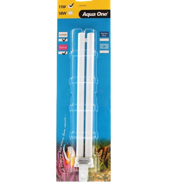 Aqua One PL Lamp - Sunlight/Tropical | 11W Carousel 1