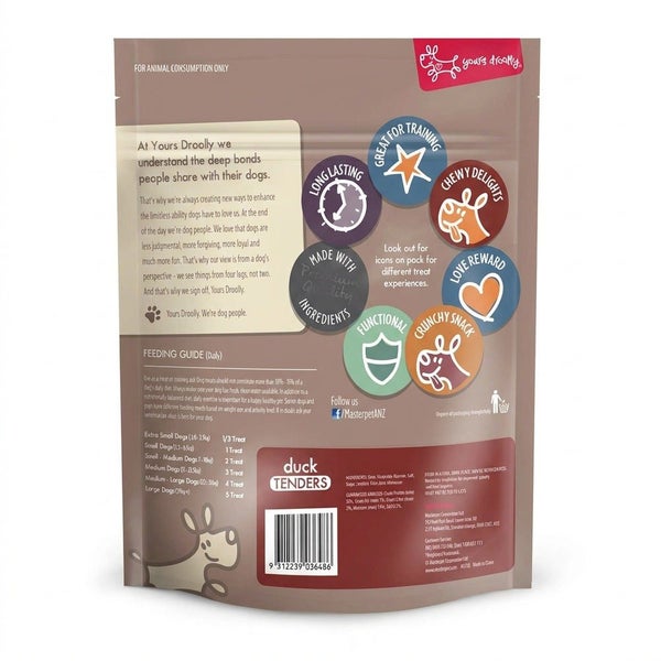 Yours Droolly Duck Tenders - Soft Dog Treats | 450g Carousel 2