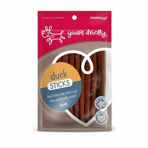 Yours Droolly Duck Sticks - Chewy Dog Treats | 110g Carousel 1