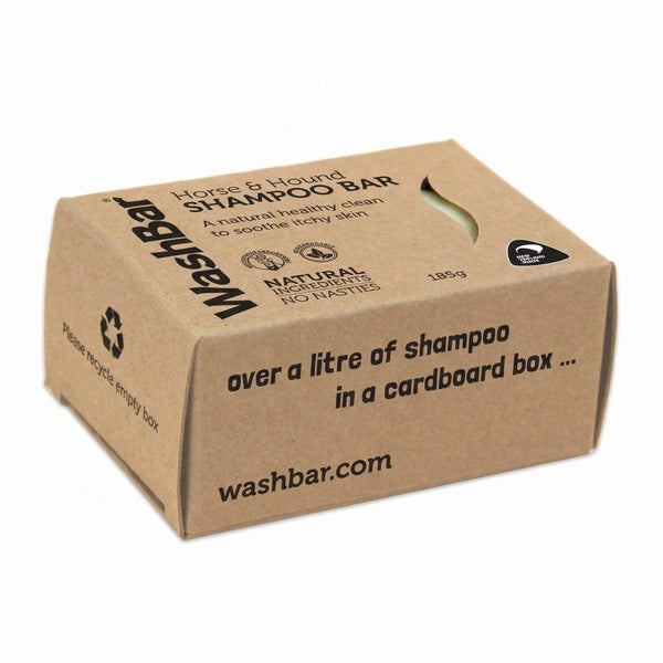 WashBar Horse & Hound Shampoo Bar - Soothes Skin | 185g Carousel 1
