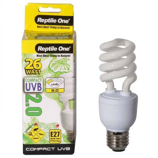 Reptile One Compact UVB Reptile Lamp - Stimulates Activity | 26W Carousel 1