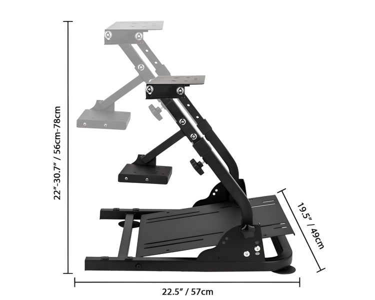 Adjustable Gaming Racing Simulator Wheel Stand (OVER STOCKED) Carousel 2