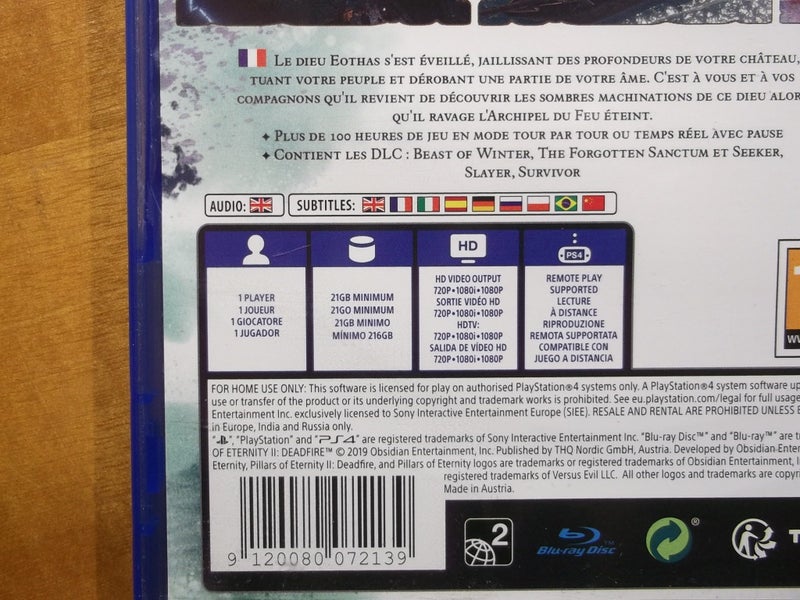 Pillars of Eternity II: Deadfire - Ultimate Edition - PS4 Game - Excl Condition Carousel 4