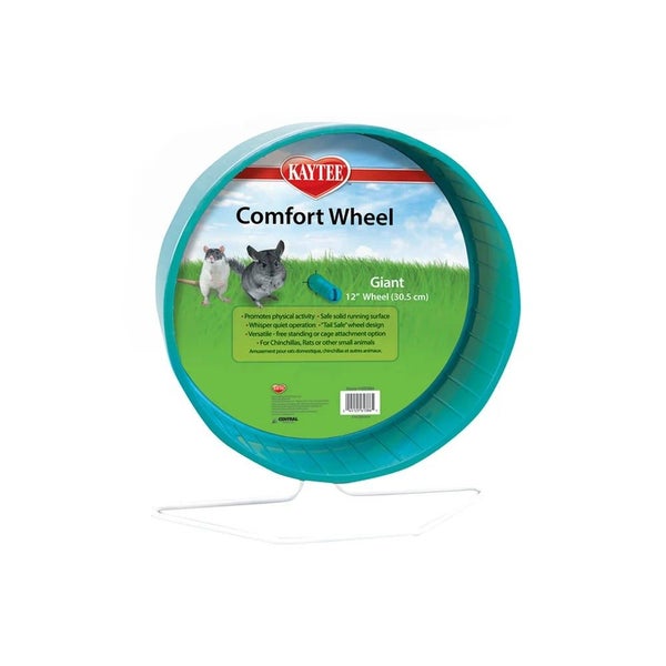 Kaytee Comfort Wheel - Quiet Exercise Wheel | 30cm Giant Carousel 1