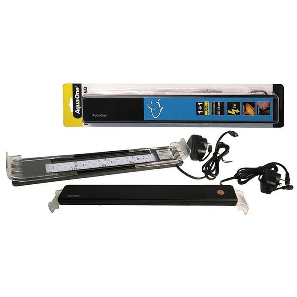 Aqua One Extendable LED Aquarium Light - Touch Control | 8W 25-45cm Carousel 1
