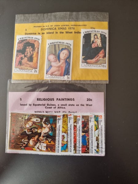 Stamps - Random Stamps about Paintings - 1970's Carousel 1