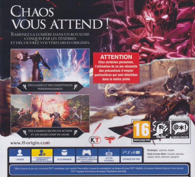 Stranger of Paradise Final Fantasy Origin PS4 Carousel 2